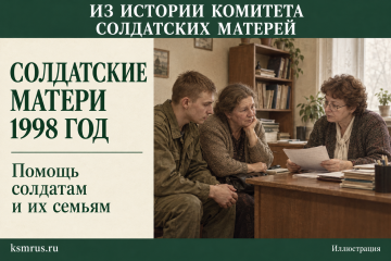 1998 год: совместная акция Комитета солдатских матерей и военной прокуратуры по помощи военнослужащим