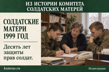 1999 год: десять лет защиты солдат и помощи их семьям